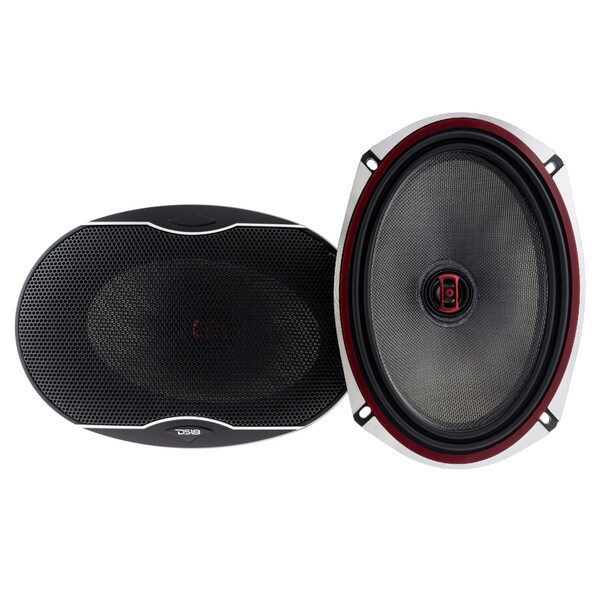 Main product image for DS18 EXL-SQ6.9 6"x9" Fiberglass Cone 2-Way Coaxial Speaker Pair 3 Ohm294-8030